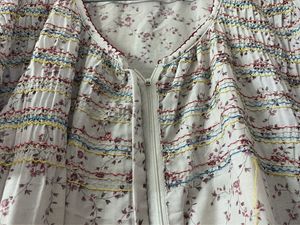 Comfortable Vintage-Inspired Floral Night Wear