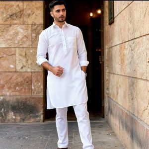 PURE ✨ COTTON Men's White Kurta Pajamas