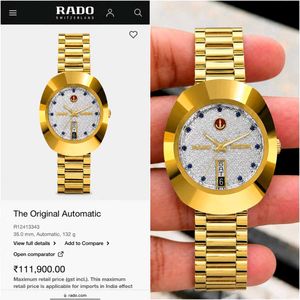 RADO PREMIUM QUALITY MENS AUTOMATIC MOVEMENT WATCH