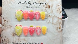 Cute Fruit Press-On Nails
