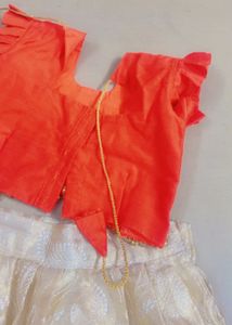 Girls' Party Wear Lehenga Choli Set