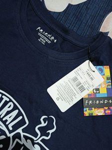 Blue Oversized Graphic T-Shirt