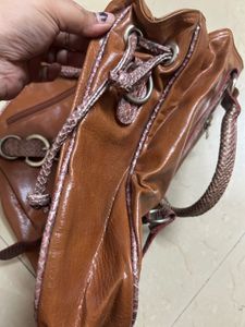 Brown Leather Handbag