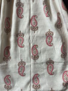 White Paisley Short Kurti
