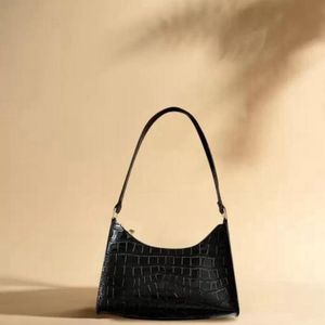 Chic Croc Embossed Hobo Bag