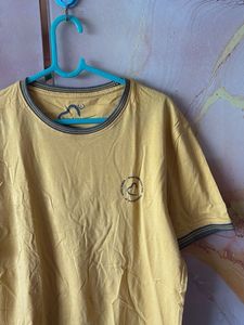 Yellow Graphic Print T-Shirt