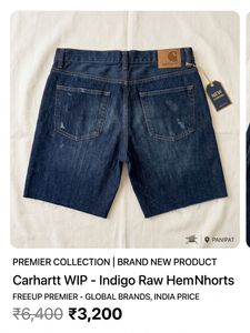 Carhartt Men's Denim Carpenter Shorts