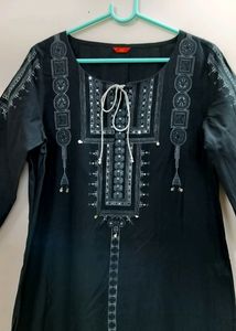 W- Black ethnic Kurta