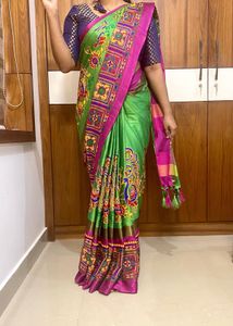 Peacock Print Saree|Price ⬇️ by 180‼️
