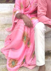 Beautiful Pink Saree