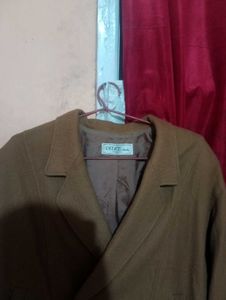 Vintage Wool Blend Overcoat