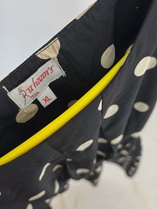 Chic Polka Dot Black Dress