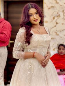 white Bridal Lehenga gown