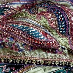 bridal heavy lehenga with full ghera