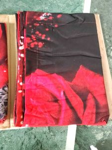 Elvin 3 Piece Red Rose Bed Sheet Set