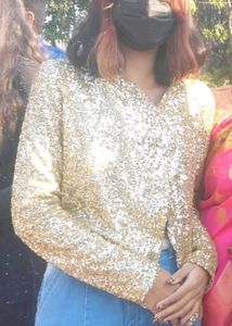Golden Shining Super Sparkle Jacket American