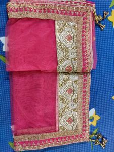 New Peachy Pink Embroidered Lehenga Set