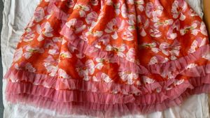 VIBRANT LAYERED SUMMER DRESS ( 8-12 YR GIRLS)