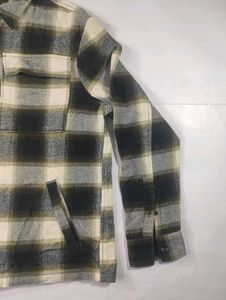 Men's Plaid Flannel Shirt Jacket