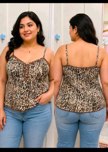 Leopard Print Camisole Top