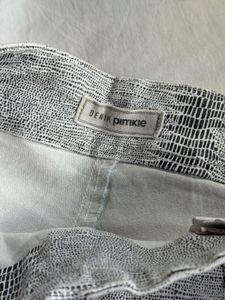 Grey Flared Split Pants