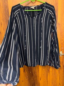 Lee Cooper -Chic Striped Long Sleeve Tunic