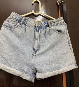 Light Wash Denim Shorts