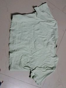 Light Green Cropped T-Shirt