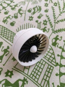 Jet engine Style aroma diffuser for car vent