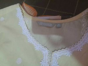 YELLOW KURTI(TRENDS)