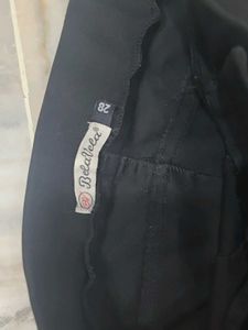 Stylish Black Belted  Trouser