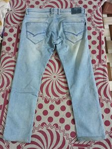Men's Light Wash Slim Fit Jeans