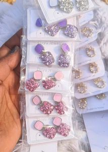 Korean Studs In a Multicolour