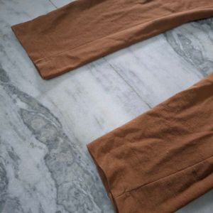 Brown Jogger Pants
