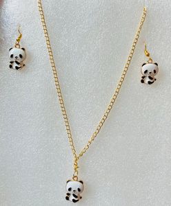 Girls Combo 2 Set Whit Earrings Necklaces