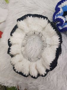 Handmade Crochet Scrunchie Set of 3