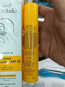 Foxtale Dewy Sunscreen SPF 70