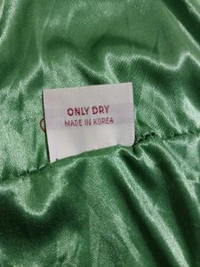 Green Ruched Lace-Up Dress