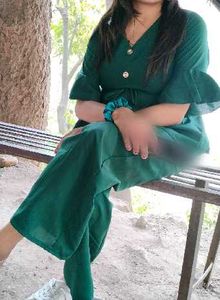 Elegant Dark Green Co-ord Set