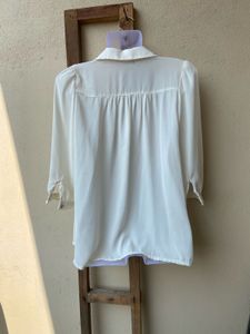 Elegant White Pocket Shirt