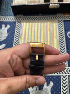 Fossil Navy Dail Watch Gold Leather ME1138