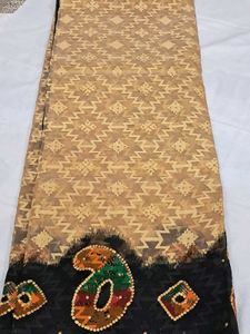 Elegant Embroidered Saree