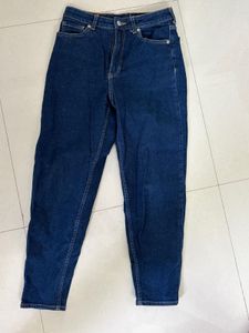 Classic High-Waisted Dark Wash Jeans