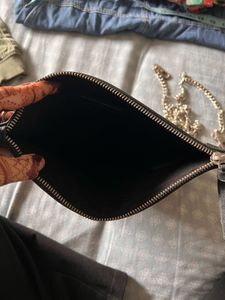 Embroidered Black sling Bag