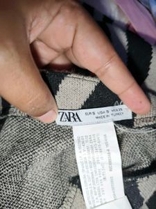 Zara Zebra Mini Skirt