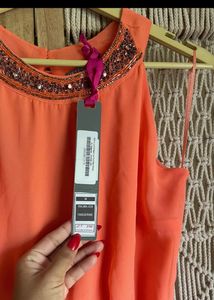 Bejewel Extra Long Maxi Dress