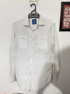 Men's White Casual Shirt