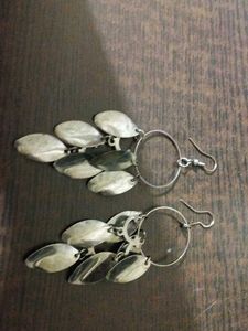 Unique Silver Dangling Earrings