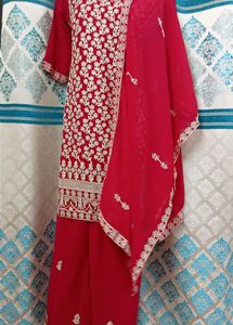 NEW Heavy Hot Pink Palazzo Set 40"