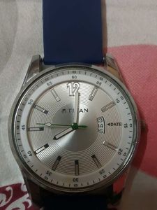 Titan Silver Dial Watch